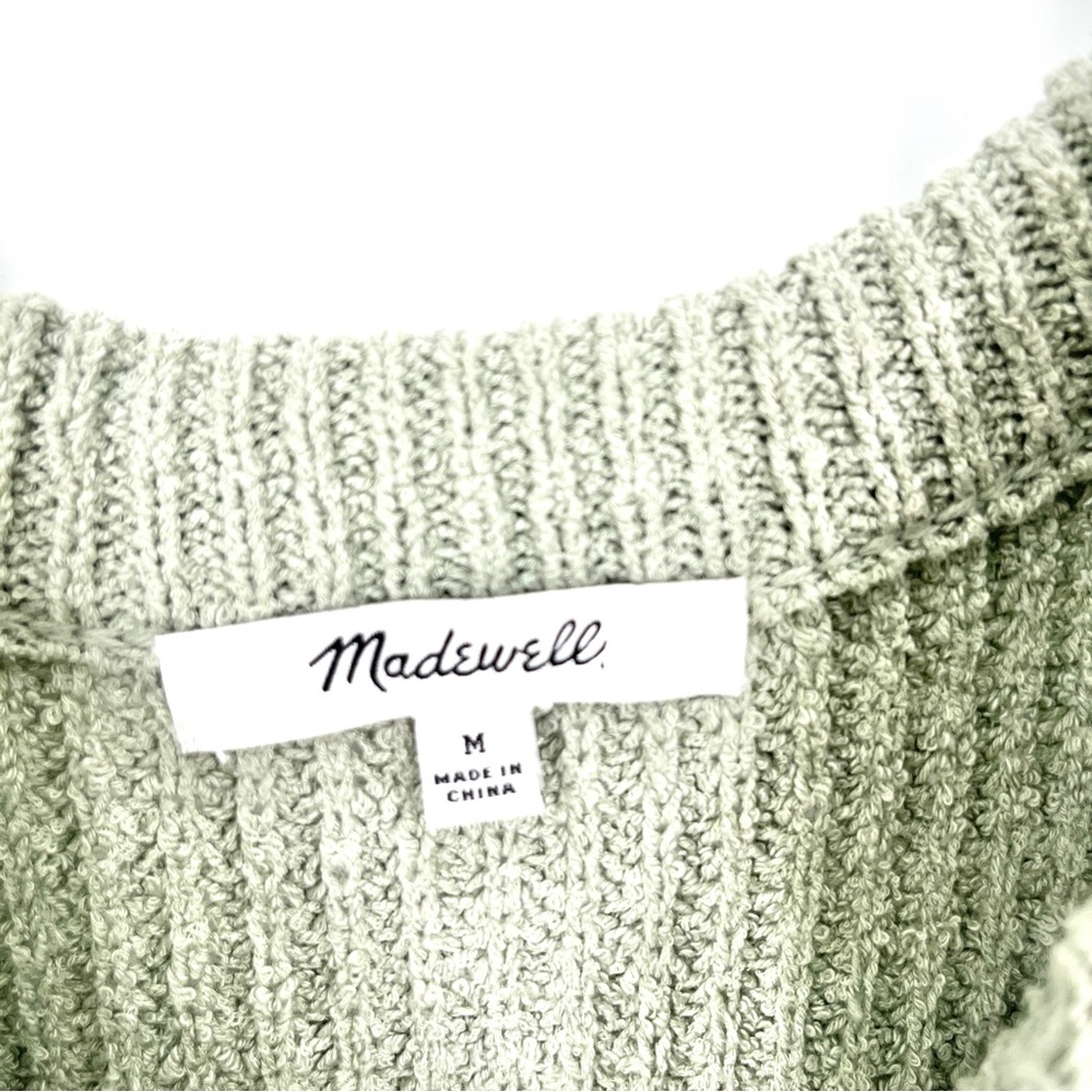 Madewell Sweater Vest Tank Knit Top Mint Green Size M - Picture 6 of 7